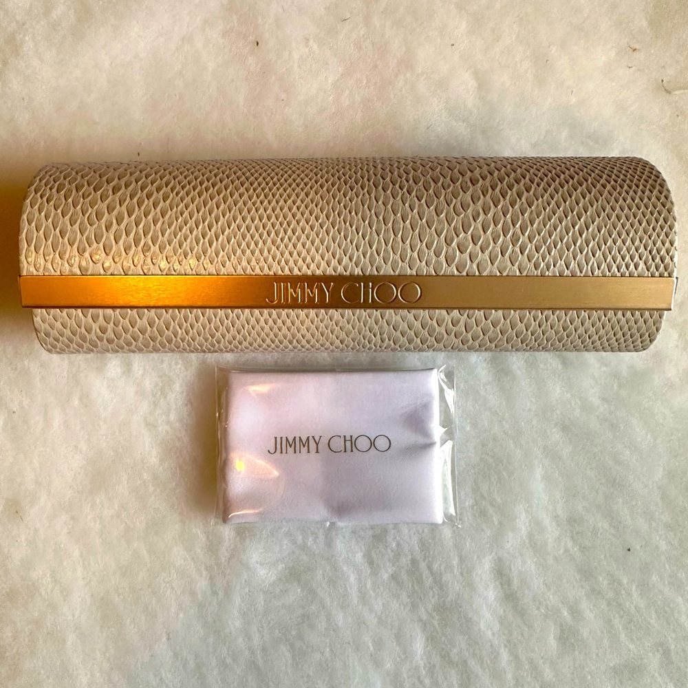 Jimmy Choo Eyeglass Case and lens cleaner